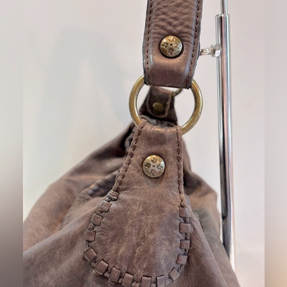 Patricia Nash Leather Fringe Western Shoulder Handbag - Picture 7 of 14